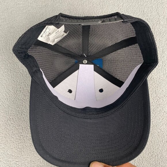 Columbia Sportswear Trucker SnapBack Hat Cap Black Mountains Adult,One Size - Picture 3 of 10